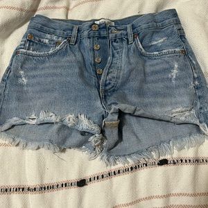 size 26 button up shorts
